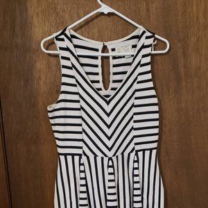 Black and white striped Saturday Sunday dress size M